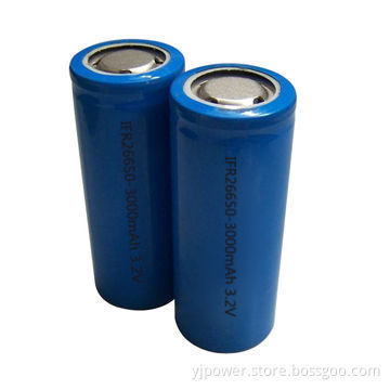 IFR26650-3,000mAh 3.2V rechargeable battery